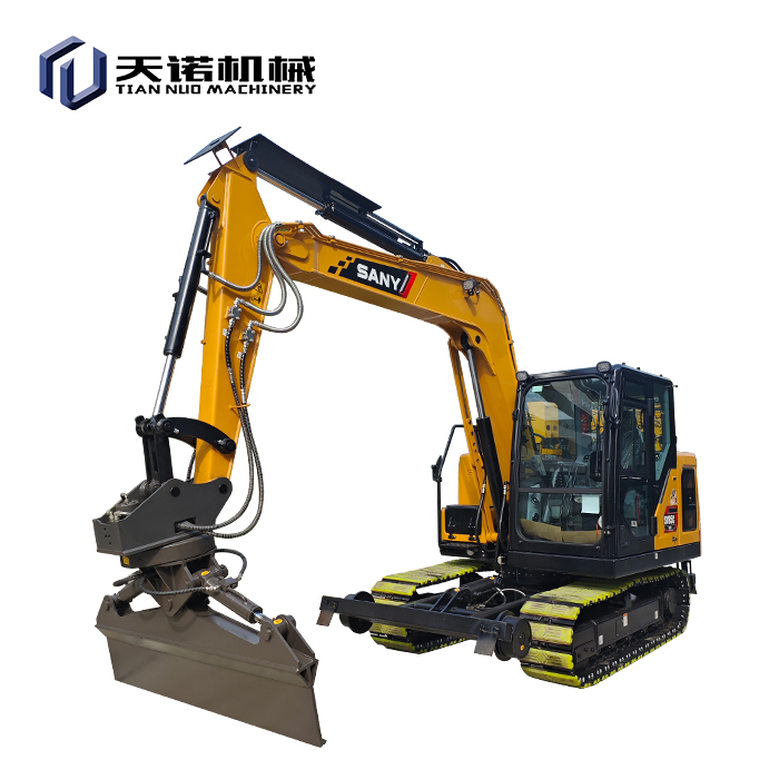 Excavator Railway Slope Cleaning Machine
